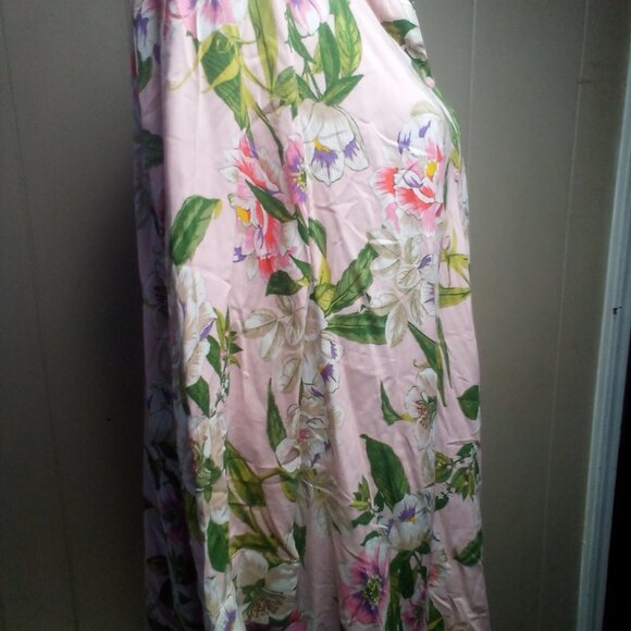 Grace Elements Blouse XL Button Up 3/4 Sleeve Floral Colorful - Picture 7 of 16